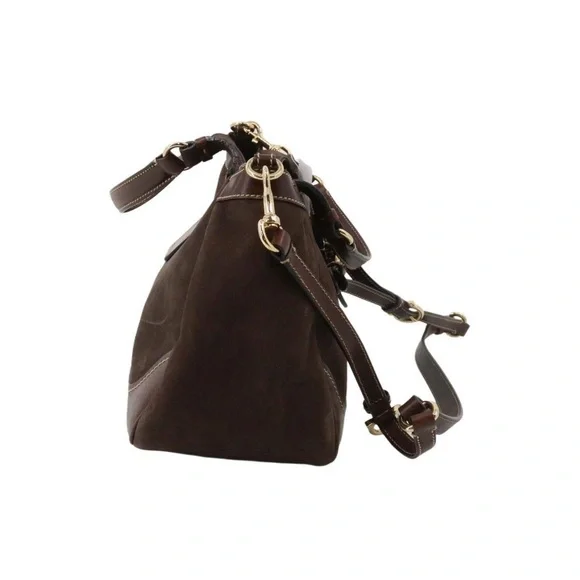 Gorgeous Salvatore Ferragamo Erin Two-Tone Convertible bag in Leather & Suede - Picture 5 of 13